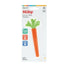 Nuby Silicone Carrot Tube Teether - Baby Teething Toy - Massaging Bristles for Sore Gums - 3+ Months...